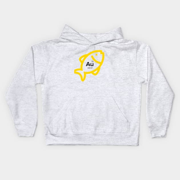 Golden Fish Kids Hoodie by Daniac's store